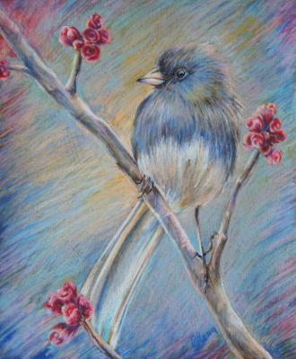 Adamovich Elena Evgenievna. Spring Bird