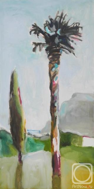 Dymant Anatoliy. Palm and cypress 2