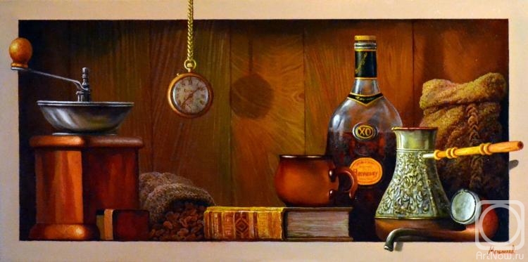 Melnikov Alexander. Still life with cognac