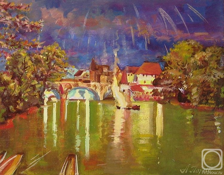 Pariy Anna. Night fireworks