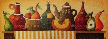 Still life of jugs (). Davydov Oleg