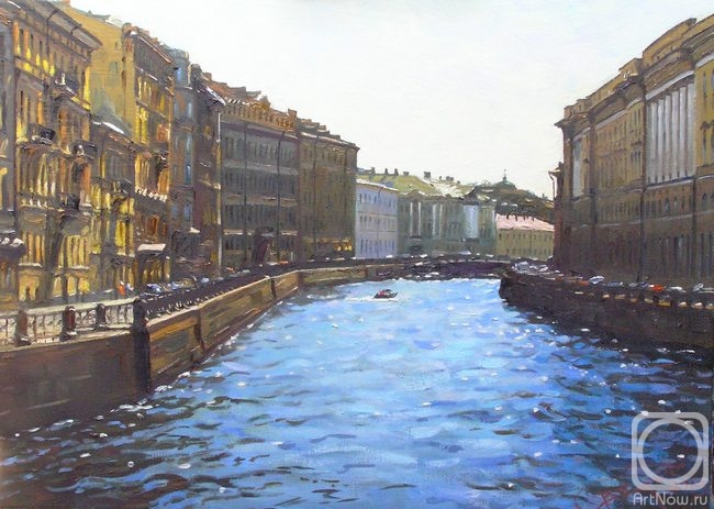 Ershov Vladimir. Er 1416 :: Moika River (St Petersburg)