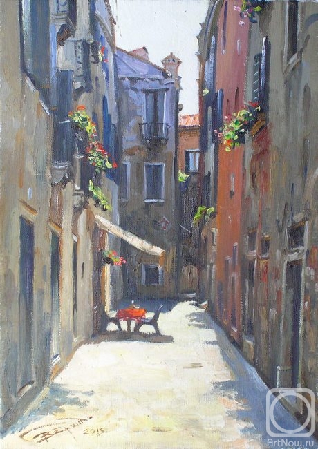 Ershov Vladimir. Er 1423 :: Corner in Venice (Italy)