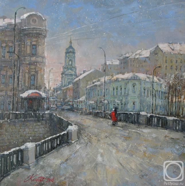 Kalashnikova Elena. Moscow. View of Pyatnitskaya Street
