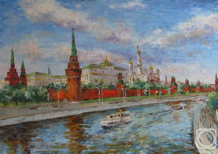 Kruglova Svetlana. Moscow. waterbus