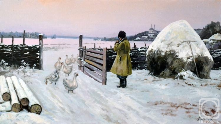 Melnikov Alexander. Snow fell