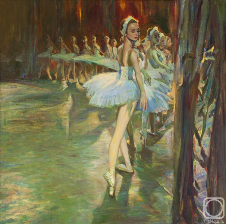 Gibet Alisa. Girls-Swans(ballet Swan Lake)