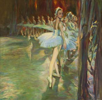 Girls-Swans(ballet Swan Lake). Gibet Alisa
