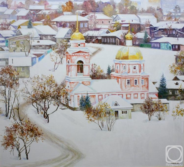 Shaykhetdinov Vagiz. The first snow fell (Intercession Church)
