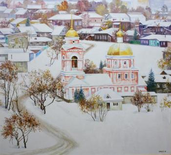 The first snow fell (Intercession Church). Shaykhetdinov Vagiz