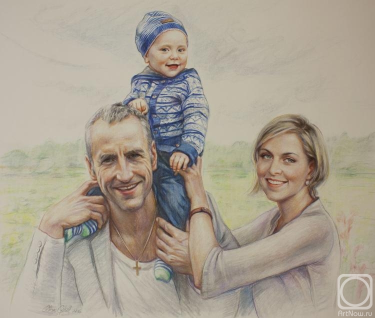 Gibet Alisa. Family portrait
