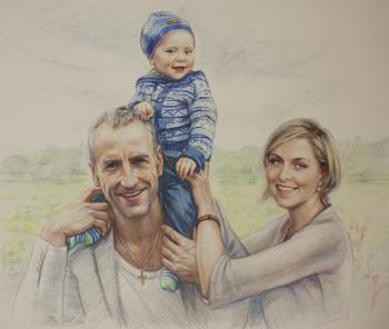 Family portrait. Gibet Alisa