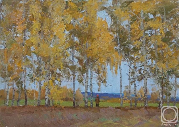 Panov Igor. Among the birches
