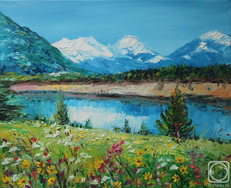 Lantsova Elizabeth. Mountain landscape