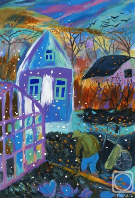 Nikiforova Alyona. the first snow