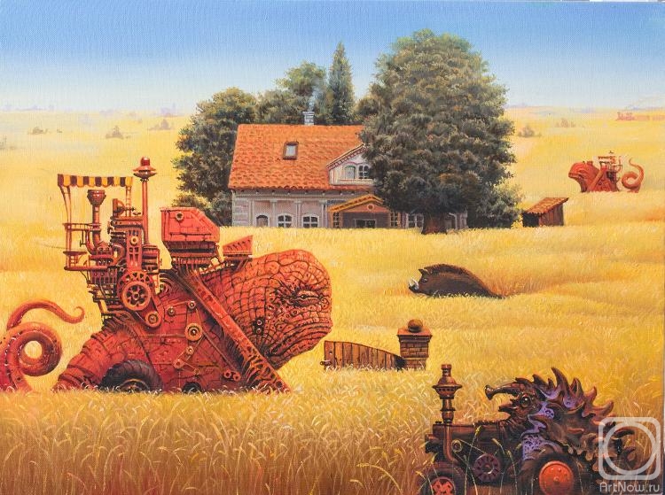    .  . Foraging In The Field (By Yerka)