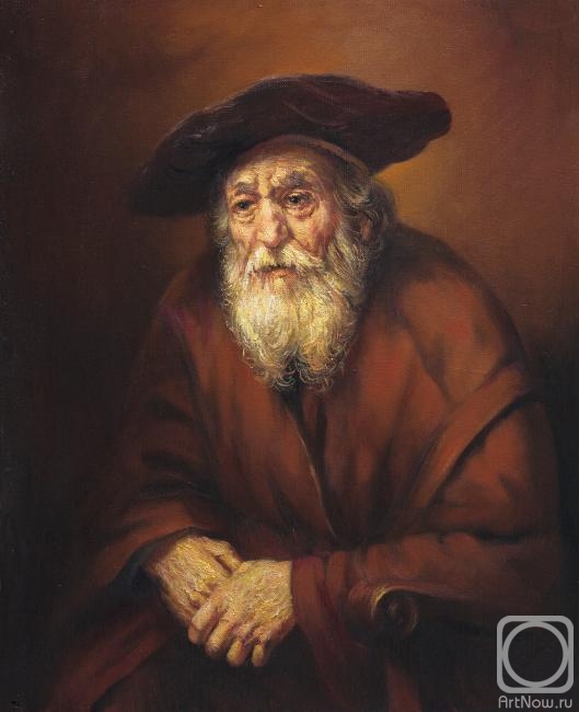 Mescheriakov Pavel. The Old Jew (Rembrandt)