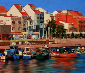 A port town in Spain. Petrova Elena