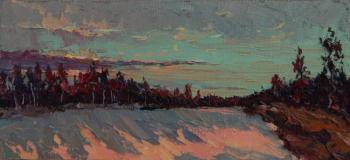 December, at sunset. Golovchenko Alexey