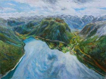 Bird's eye" (Norway, Fjords)