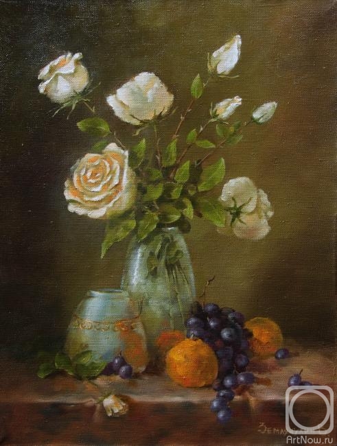 Zerrt Vadim. Roses and fruit