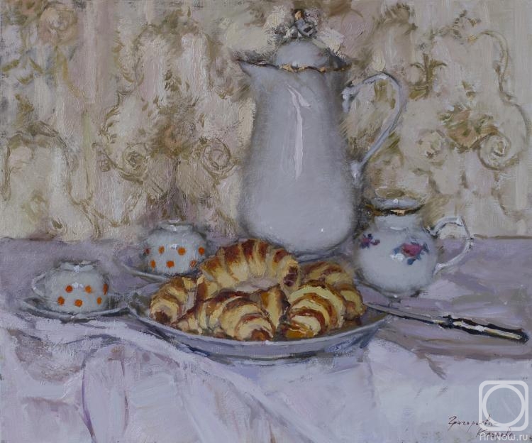 Grigorieva-Klimova Olga. Still life with baking