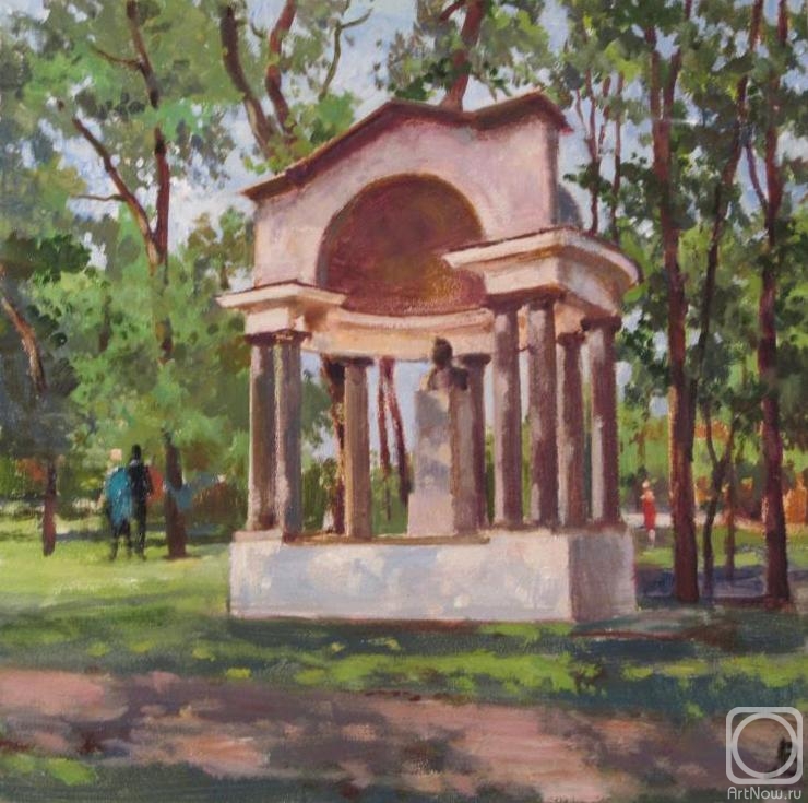 Lapovok Vladimir. Lefortovo Park. Memorial of Peter the Great
