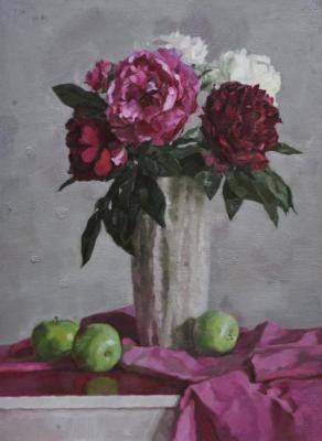 Peonies and Apples