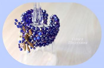 Bracelet "Ultramarine". Sheluhina Olga