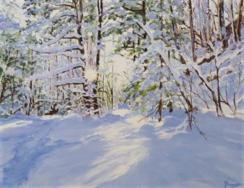 In the winter forest. Tsygankov Alexander