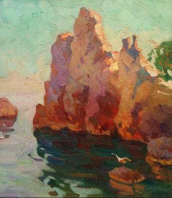 Evening in the bay. Tuzhikov Igor