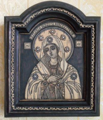 Icon of the Theotokos Rejoice in the Bride. Piankov Alexsandr