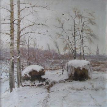 Winter day. Haystacks. Dmitriev Andrey