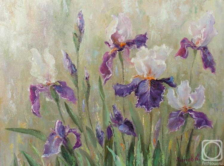 Panov Aleksandr. Composition with irises