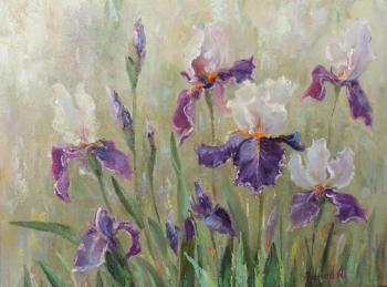 Composition with irises. Panov Aleksandr