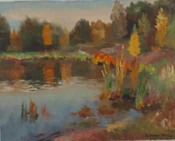 The pond in the Park.Chelny