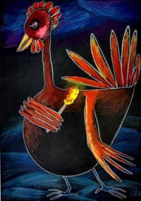 HAPPY NEW YEAR! FIRE ROOSTER. Nesis Elisheva