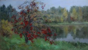 Rowan by the pond. Serebrennikova Larisa