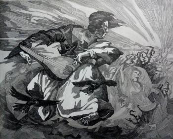 Among the swamps, in a rotten fog