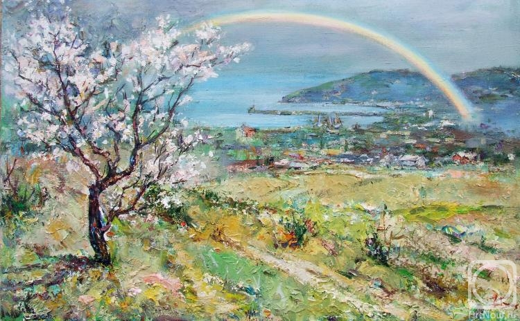 Bondarevskaya Nadezhda. Landscape with rainbow