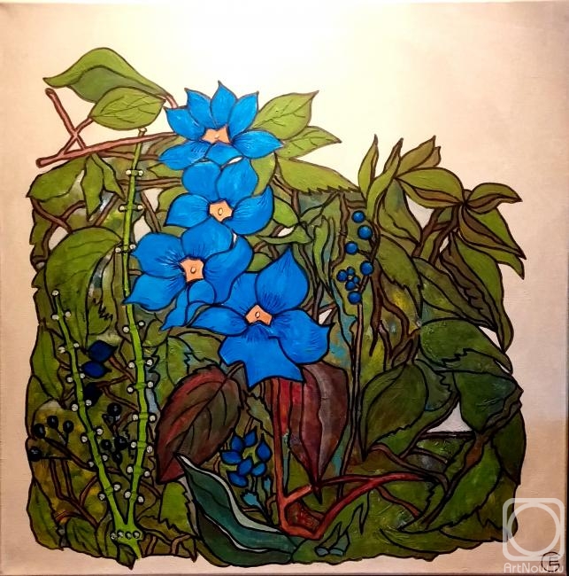 Potapova Elena. Blue Flower