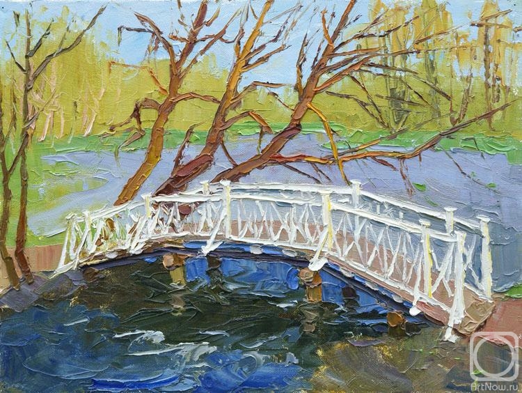 Vilkova Elena. Bridge. Spring in Tarkhany