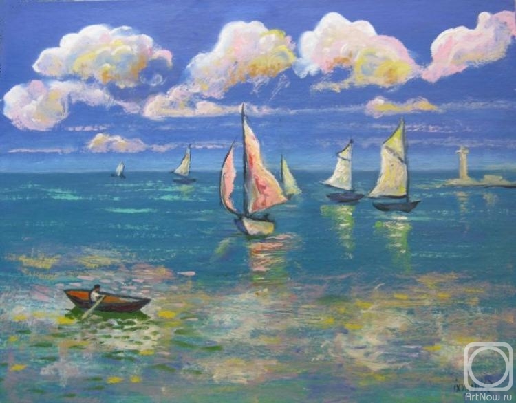 Ixygon Sergei. Sailings with clouds reflections