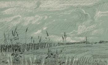 Wind over fields. Kushevsky Yury