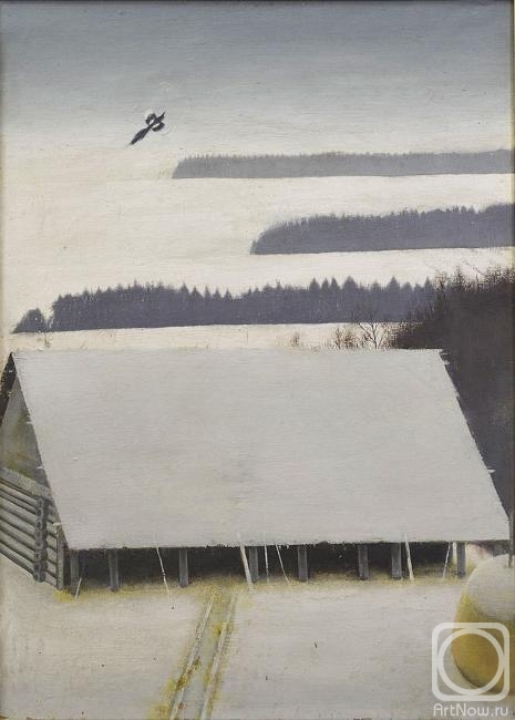 Yali Evgeniy. Magpie flew away