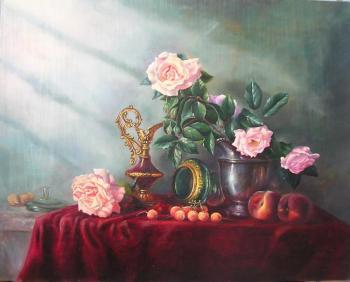 Still life with roses. Romanov Sergei