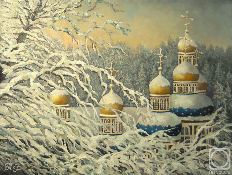 Fruleva Tatiana. Domes in snow