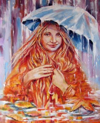 The fall is red (Portrait Of Fall). Sizova Elena