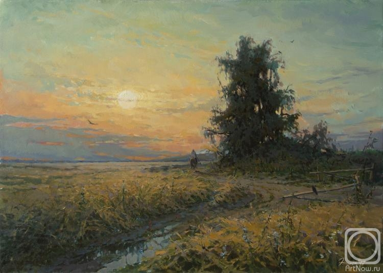 Zhilov Andrey. At sunset, August