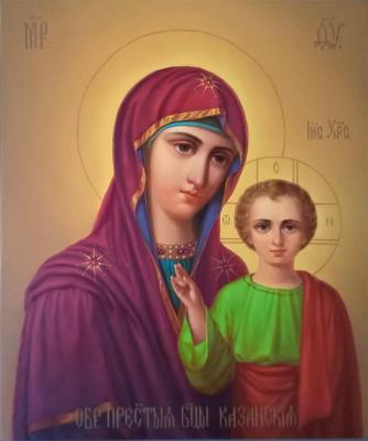 Icon of the Kazan Mother of God (  ). Sergeeva Marianna